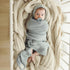 100% Luxury Organic Cotton Pointelle Knit Baby Quilt Blanket for Boys Refined Lightweight Heirloom Nursery Essential