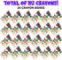 Packs, 24 Sets 8 Packs (192 count), 3+ ArtCreativity Bulk Crayon of of Crayons Classroom Crayons for Students
