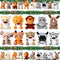 Leitee 20 Pcs Small Stuffed Animals Bulk, 4.7 Inch Mini Plush Toys,