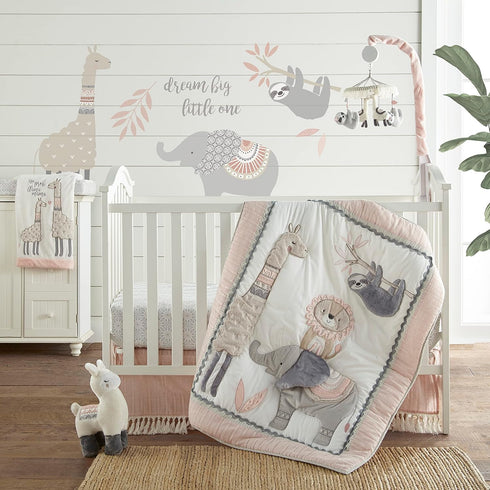 Set 2 100% Levtex Baby - Imani Crib Fitted Sheet of - Fits Standard Crib and Toddler Mattress - Tossed
