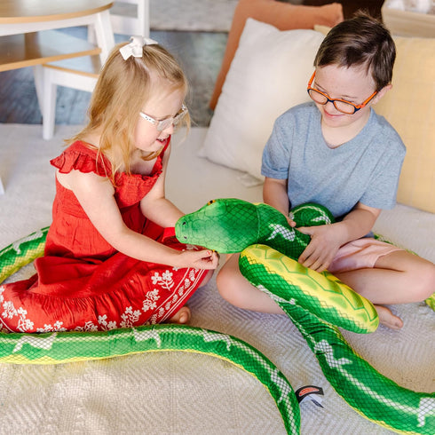 Melissa & Doug Giant Boa Constrictor, Lifelike Stuffed Animal Snake