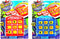 JA-RU Portable Tic Tac Toe (2 Pack), Classic Mini Board Games for Kids, Pocket Size Travel, Birthday Party Favor