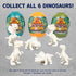 Prextex Build & Paint Your Own Dino Kit, 1 Pack - Collectible Dinosaur Toy, Arts & Crafts for Kids Ages 6-8