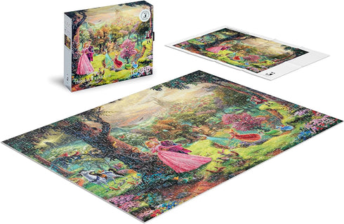Ceaco Silver Select TK Disney Sleeping Beauty 1000 Piece Jigsaw Puzzle for Adults, Perfect for Game Nights