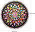 Bgraamiens Puzzle - Geometric Colorful Mandala - 1000 Pieces Creative Round Blue Board Jigsaw