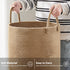 58L Jute Rope Laundry Hamper Basket by YOUDENOVA, Tall Laundry Basket, Baby Nursery Hamper for Blanket Storage