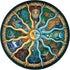 1000 Pieces Zodiac Jigsaw Puzzles for Adults Kids - Round Puzzle Game Toys Gift, Zodiac Horoscope