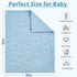 30" 40" Pro Goleem Elephant Baby Boy Blanket, Soft Fleece Baby Blankets for Boys, x Blue Crib & Stroller Blanket