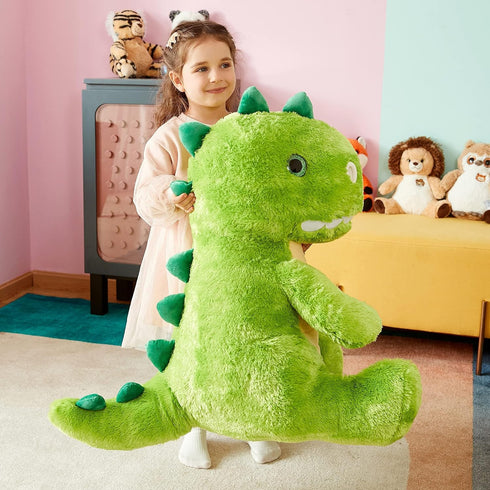 IKASA Large 23" Dinosaur Stuffed Animal Plush Toy, Giant Cute Jumbo Soft Toy for Kids