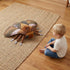 Frankiezhou Home 26in, Ginkgo Moth Plush Toy, Giant Ginkgo Moth Stuffed Animals Realistic Soft Big Moth Plushie Model
