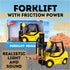 Toyland 23cm (9") (1:16) 3+ Friction Powered Forklift Pallet Truck - Scale - Boys Construction Toy with Lights & Sound
