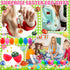 OCTERIC 24 Set Pcs Easter Basket Stuffers, Prefilled Easter Eggs with Gemstone Crystals Natural Crystal and Rock Stones