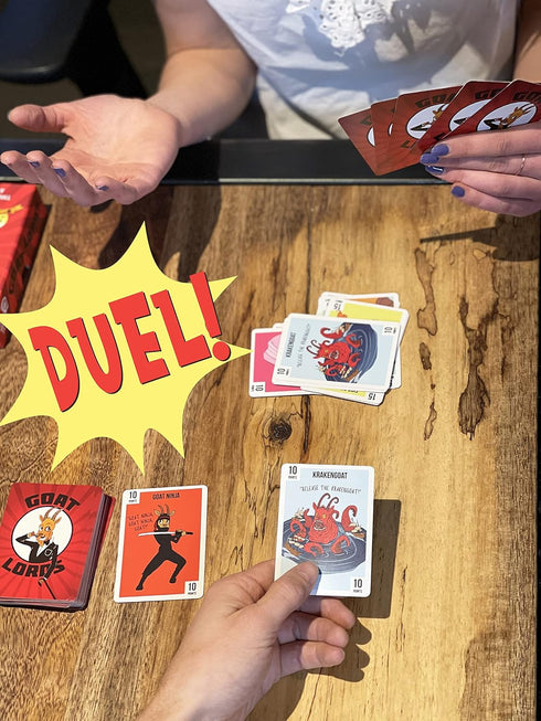 Goat Lords - Addicting Card Game for Adults, Teens, Kids (Ages 7+) - Family Game Night Fun, Great Gift Idea!