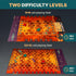 2 8 Queensell Meteor Shower Board Game for Adults and Kids - Fast Strategy Game - Player Tabletop Game Educational Toys