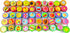 Tiny Mills 50 Pcs Emoji Assorted Stamps - Self-Ink Stamps for Kids, 50 Different Designs for Party Favors