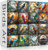 Stained Glass Puzzles for Adults 1000 Pieces - Bird Puzzles with Cardinal Parrot Hummingbird, Challenging Jigsaw