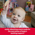 12 Count (Pack 6) Happy Baby Organics Baby Snacks, Gentle Teething Crackers, Gluten Free & Vegan, Strawberry & Beet