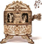 Wood Trick Happy Birthday Fairy Theater Wooden Music Box Kit - 3D Puzzle with Fairy Characters - Hand Crank for Kids &