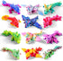 12PCS 3D Printed Dragon Set, Easter Basket Gifts for Kids Boys, 4.4"-6"