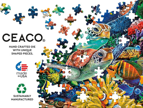 1500 32 24 Inches Piece Turtles Ocean Jigsaw Puzzle - x