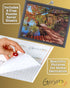 1000 8 Piece Puzzle for Adults - Golden Forest Trail Beside Quiet Lake in Autumn, Gift-Ready Box, Letters on Back