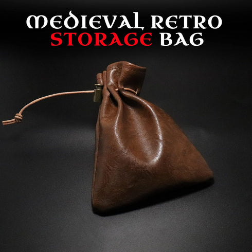20 Fantasy Coins for DND Board Games Accessories | Leather Pouch for Waterdeep Metal Coins