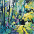 Galison Painted Path – Clair Bremner 500 Piece Puzzle Featuring Greenery Over A Forest Path