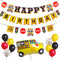 Wheels On The Bus Birthday Decorations, School Bus Party Decorations for School Bus Birthday Theme