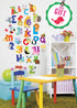 ABC Wall Decals - Alphabet Educational Animal Stickers for Classroom Decor - Playroom Decals for Kids