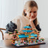 Sets Set 14+ 2350 JXRLMB Chinese Classical Suzhou Gardens Micro Building Blocks with Sakura Cherry Tree Challenging