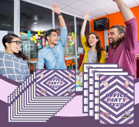 Office Party Feud Game Set, Trivia Activity Games for Team Building, Office Party Supplies