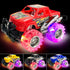 ArtCreativity 4-Pack Light Up Monster Trucks for Boys and Girls, Toddler Monster Truck Toys for Ages 3-8