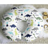 Sweet Jojo Designs Mod Dino Nursing Pillow Cover Breastfeeding Pillowcase for Newborn Infant Bottle or Breast Feeding