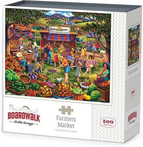Farmers Market by Boardwalk 500 Piece Jigsaw Puzzle