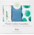 3 Pack 100% Set Parker Baby Swaddle Blankets - of Cotton Muslin Swaddle Blankets for Boys - Timber