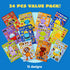 24 9"x6" JOYIN Sheets Make a face Stickers for Kids, Make Your Own Robot Stickers, Party Favors Kids Crafts, Goodie