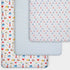 (3 Pack) (52" 28"), Set Set, GROW WILD Nautical & Ships Baby Crib Sheets for Boys - Jersey Knit Fitted Sheet x Toddler