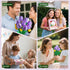 Sets Sawaruita Purple Tulips Bouquet Building Block for Adult Woman-Botanical Collection with Vase, Home Decor Gifts