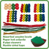 READY 2 LEARN Christmas Crafts - Create Your Own Bead Elves - Set of 4 DIY Ornaments for Kids Decoration