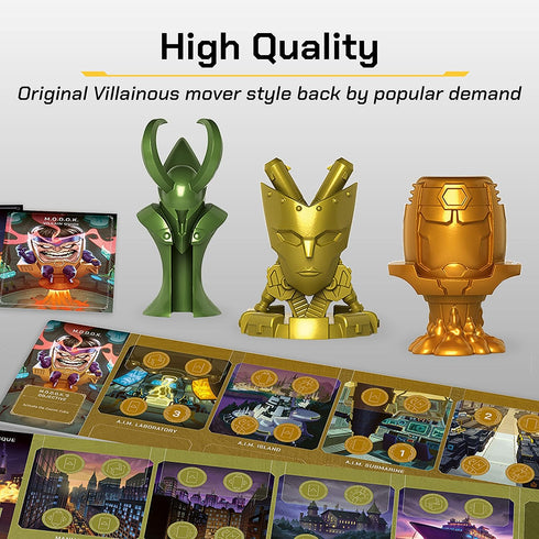 Ravensburger Marvel Villainous: Mischief & Malice Strategy Board Game for Ages 12 & Up - Fun for Teens and Adults