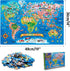 World Map Puzzle - 200 Pieces for Kids & Adults - Educational Geography Jigsaw Puzzle
