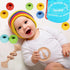 6 TOWO Wooden Rattles Maracas Baby Toys Months-Organic Eco Toys for Infant Grasping Teething Natural Tether Musical