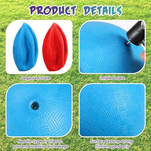 12 13 Inch Jerify Pcs Playground Balls Bulk Bouncy Dodgeball Inflatable Balls Playground Dodgeball Handball for Adults
