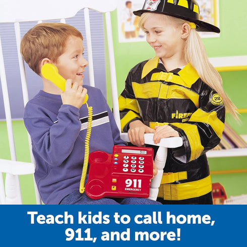 Learning Resources Teaching Telephone - 1 Piece, Toddler Learning Toys, Ages 3+, Toy Telephone with Pre-Recorded