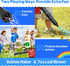 Bubble Leaf Blower for Toddlers, Upgrade Kids Bubble Machine with Gardening Tool Set, 2 in 1 Outdoor Toy