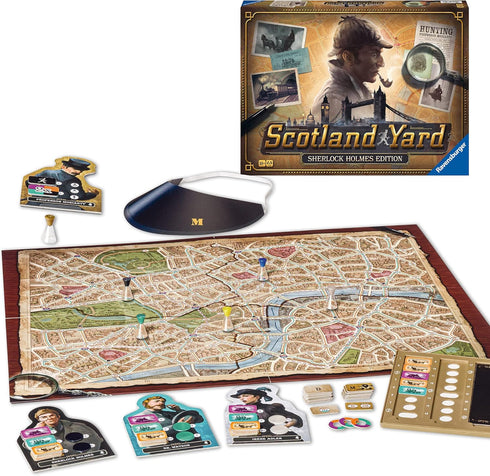 Ravensburger Scotland Yard Sherlock Holmes Edition Strategy Game for Ages 8+, Family Game Night