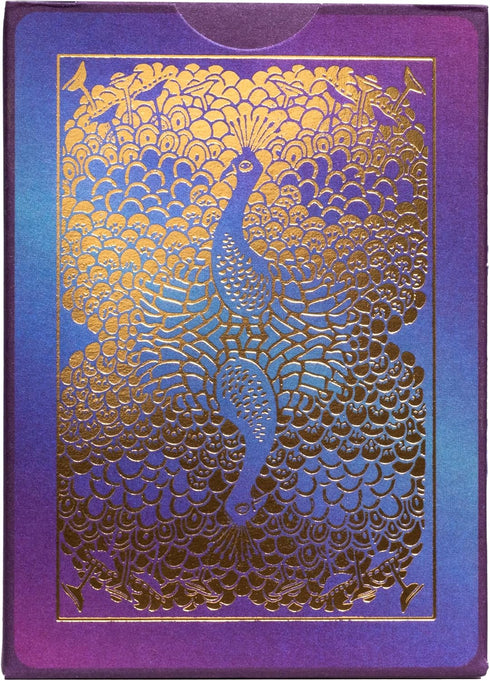 Bicycle Peacock Playing Cards - Purple Cold Foil Premium Deck for Card Games and Magic Tricks