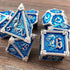 AUSTOR 7-Die Metal DND Dice Set: Polyhedral Dice for Dungeons and Dragons, Pathfinder, Warhammer, MTG