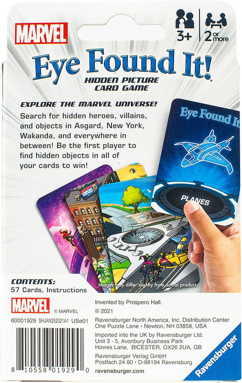 Ravensburger Marvel Eye Found It Card Game - Engaging Family Board Game for All Ages