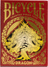 Bicycle Red Dragon Gold Foil Premium Playing Cards, 1 Deck